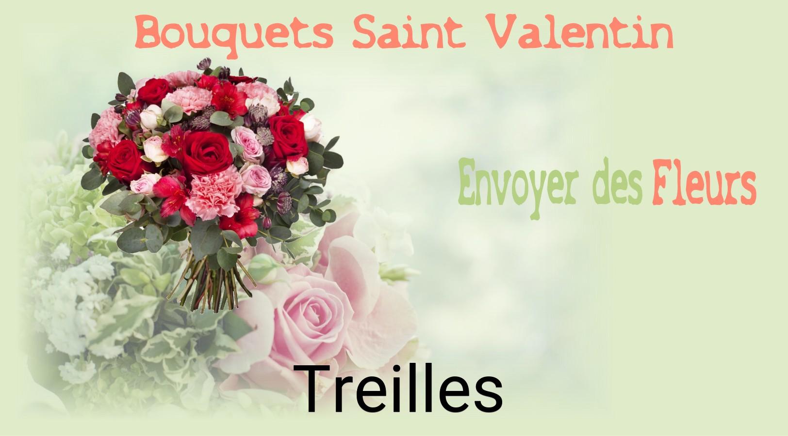 Roses de Saint-Valentin livrées à Treilles